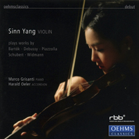 Bartok, Debussy, Piazolla, Schubert, Widmann | DEBUT: SINN YANG | OEHMS